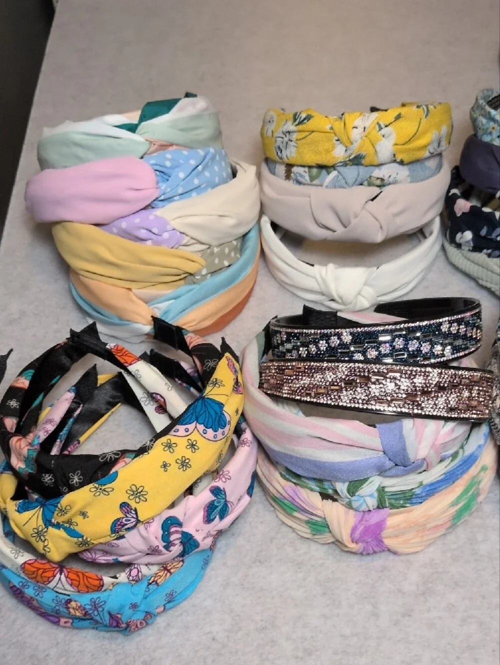 40 Assorted Women’s Fabric Headbands - New without Tags